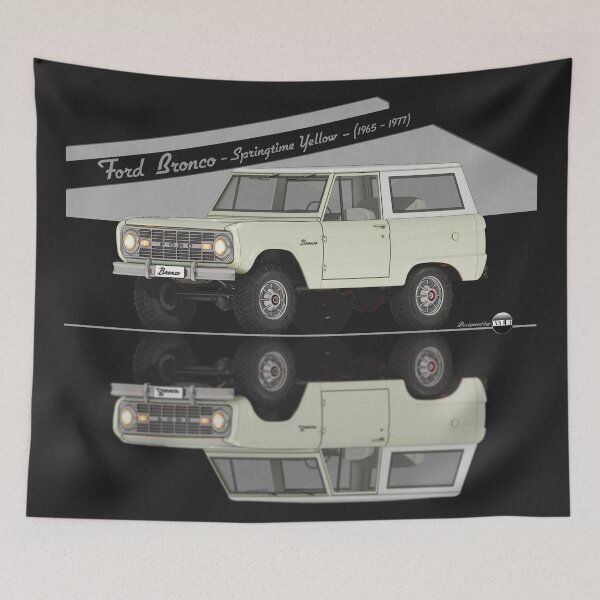 Item preview, Ford Bronco - Springtime Yellow (1965–1977) – The Original 4x4 designed and sold by Azaziel.