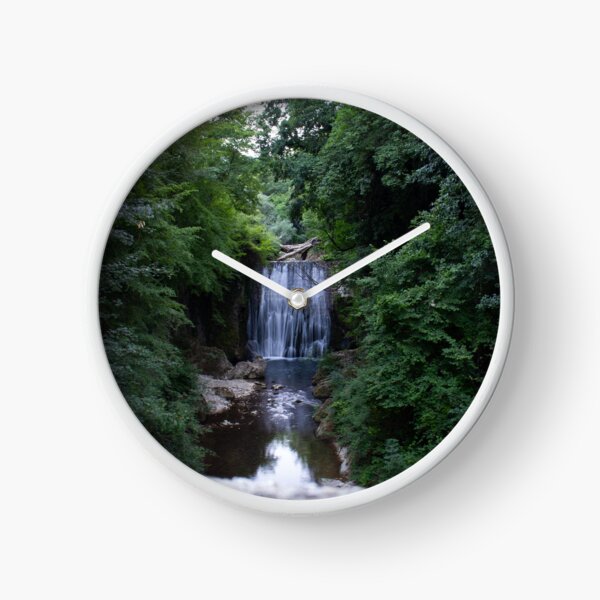 Item preview, Secluded Forest Waterfall in Green Wilderness designed and sold by BrokenFocus.