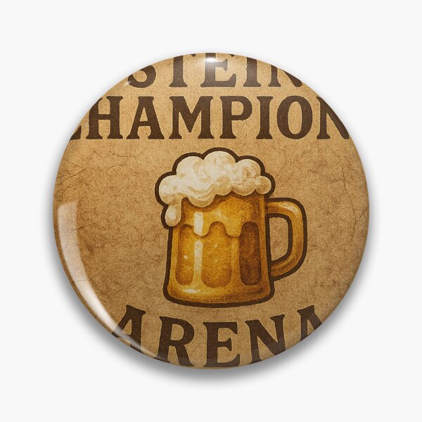 Item preview, Shield Emblem with Beer Mug and Text Stein Champions Arena designed and sold by Creative88Art.