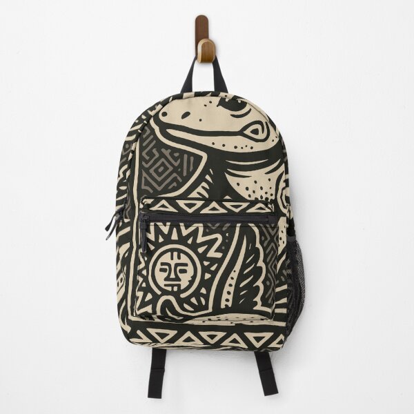 Item preview, Aztec Axolotl Spirit – Monochrome Tribal Design designed and sold by VALQUIRIAMX.