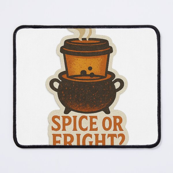 Item preview, Stylized Illustration of a Cauldron with Halloween Text Theme designed and sold by Creative88Art.