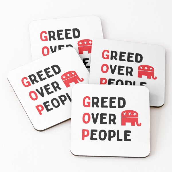 Artikelvorschau, GOP-Gier gegenüber Menschen | Republikanische GOP-Memes entworfen und verkauft von SabbaticalSteve.