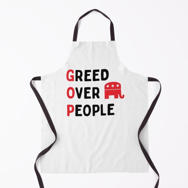 Item preview, GOP Greed Over People | Republican GOP Memes designed and sold by SabbaticalSteve.