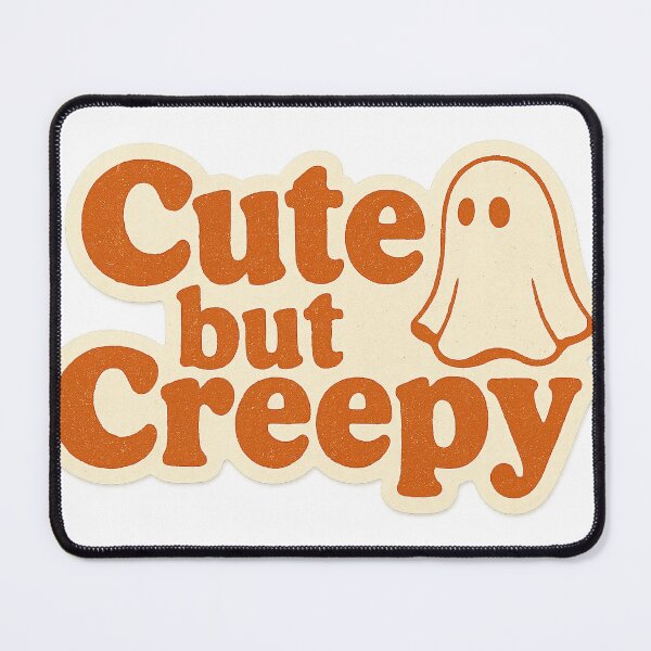 Item preview, Retro Design with Cute but Creepy Text and Ghost Illustration designed and sold by Creative88Art.
