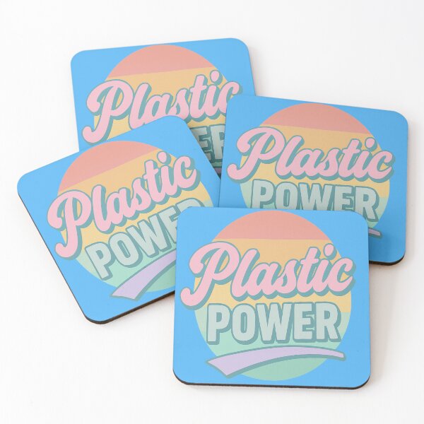 Item preview, Plastic Power – Retro Attitude in Pastel Hues designed and sold by © Zenscape Studio 2025.