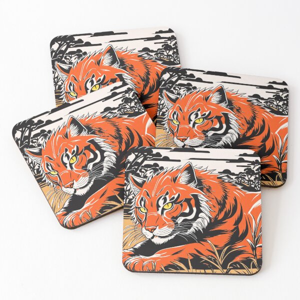 Item preview, Tigers in Spotlight Japanese Style#5 designed and sold by Helios Be. Lavsh.