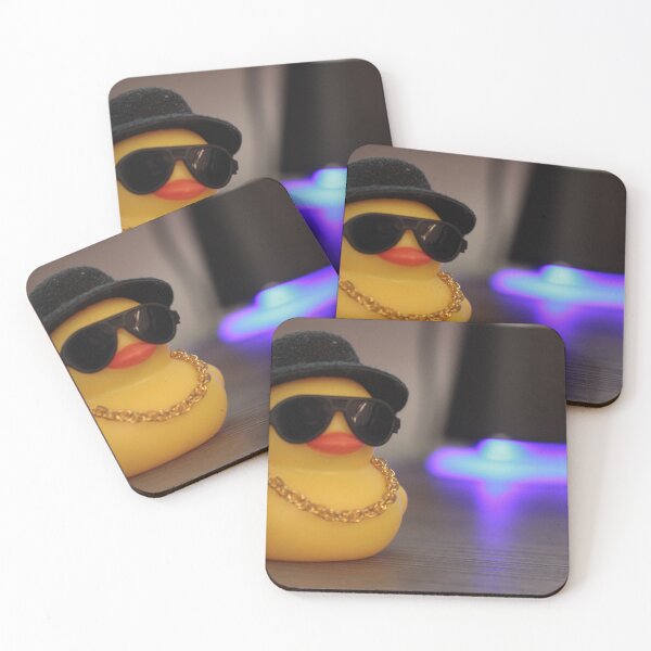 Item preview, Gangsta Rubber Duck with Shades and Gold Chain designed and sold by BrokenFocus.