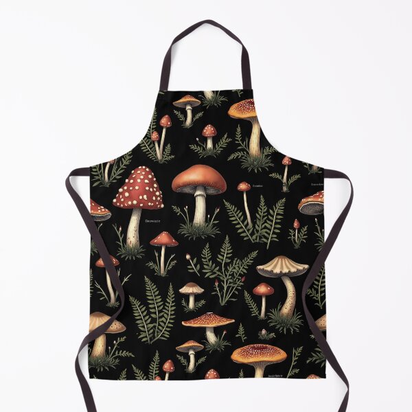 Item preview, Vintage Mushroom Fern design designed and sold by Dragonkingdoms.