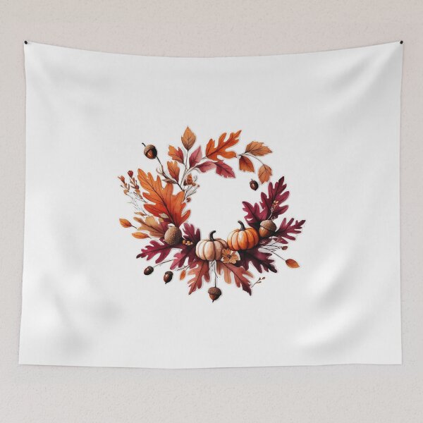 Item preview, Fall Floral Wreath designed and sold by CozyinTime.