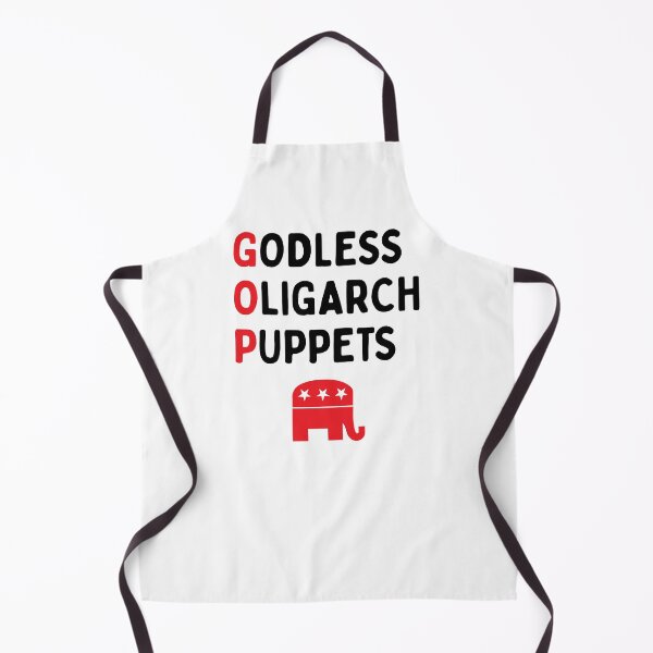 Item preview, GOP Godless Oligarch Puppets | Republican GOP Memes designed and sold by SabbaticalSteve.