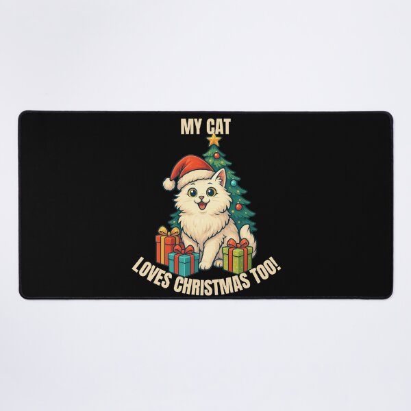 Item preview, ¡A MI GATO TAMBIÉN LE ENCANTA LA NAVIDAD! ¡Un gato navideño divertido, un regalo divertido para amantes de los gatos y un regalo navideño para gatos! designed and sold by AlphaBetulia.