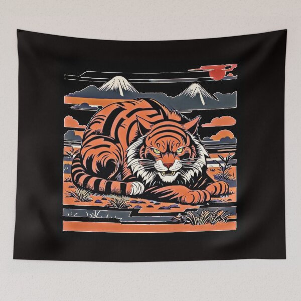 Item preview, Tigers in Spotlight Japanese Style#6 designed and sold by Helios Be. Lavsh.