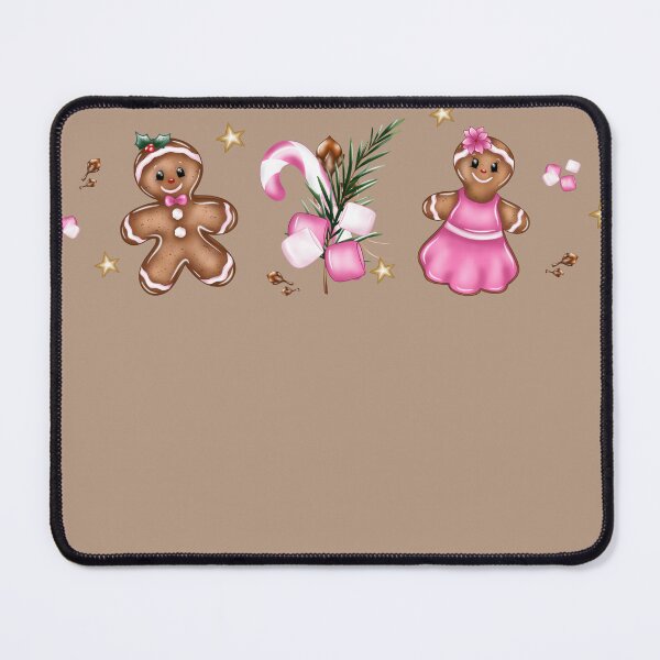 Item preview, Cute Christmas gingerbread couple, kawaii holiday design designed and sold by milyblooms.