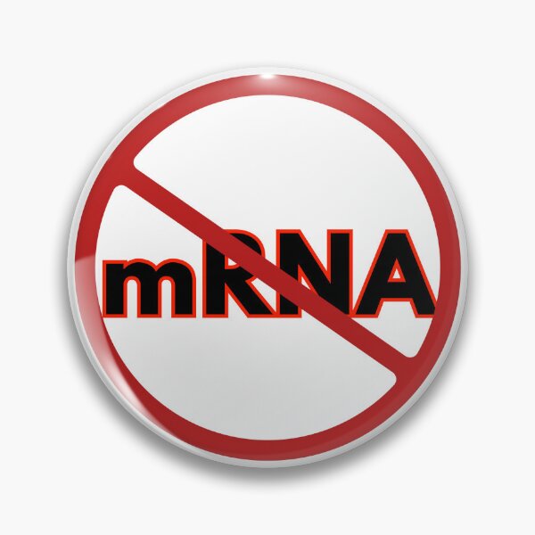 Item preview, Prohibited MRNA Sign, Signage, Red Circle, Control, Vaccine  designed and sold by AASparksDesigns.