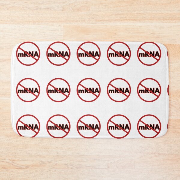 Item preview, Prohibited MRNA Sign, Signage, Red Circle, Control, Vaccine  designed and sold by AASparksDesigns.