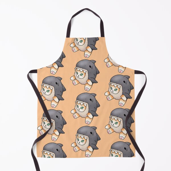 Item preview, Michi shark (black line, orange background) designed and sold by Winarts1808.