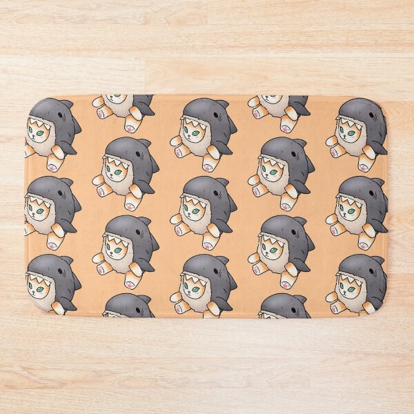 Item preview, Michi shark (black line, orange background) designed and sold by Winarts1808.