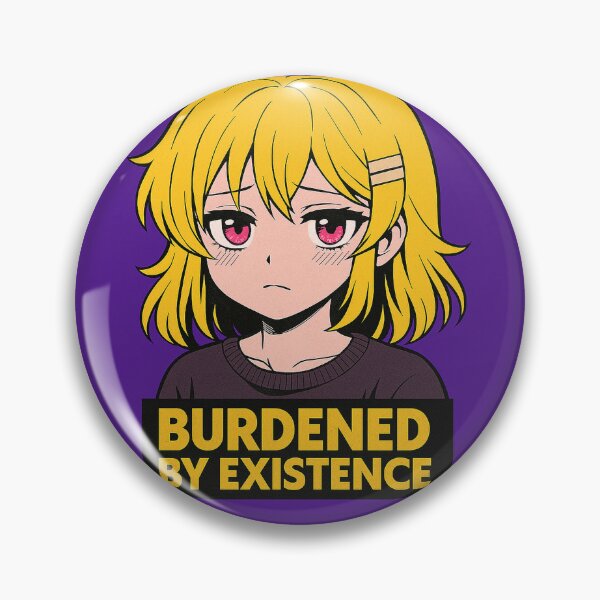 Item preview, Copy of Burdened By Existence - Animegirl #3 (Purple) designed and sold by SlideLab.