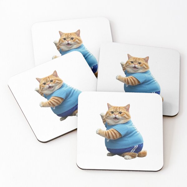 Item preview, fat ginger cat in sportswear designed and sold by artsmeow.
