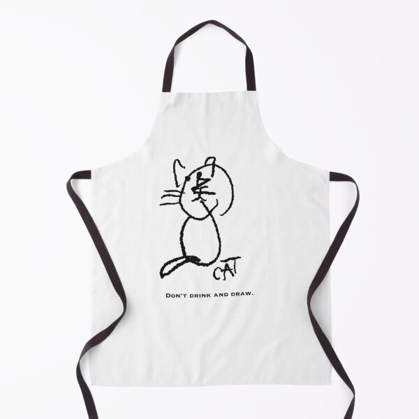 Item preview, Cat—Don't Drink and Draw designed and sold by Sheila Singhal.