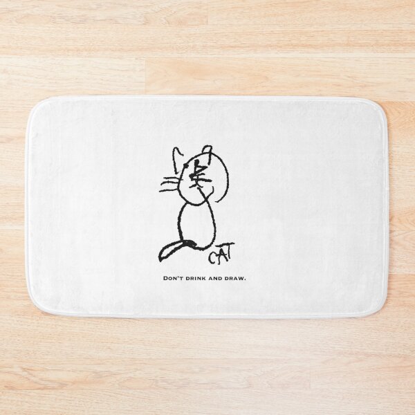 Item preview, Cat—Don't Drink and Draw designed and sold by Sheila Singhal.