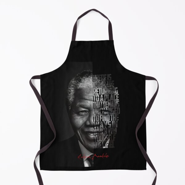 Item preview, Nelson Mandela Quote Poster – Monochrome Inspirational Portrait Art designed and sold by Enea Kelo.