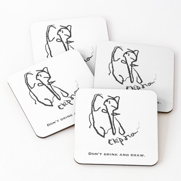 Item preview, Elephant—Don't Drink and Draw designed and sold by Sheila Singhal.