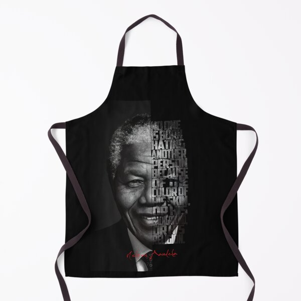 Item preview, Nelson Mandela Quote Poster – Monochrome Inspirational Portrait Art designed and sold by Enea Kelo.
