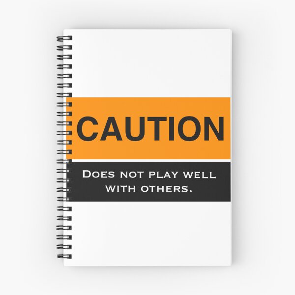 Item preview, Caution: Does Not Play Well with Others designed and sold by Sheila Singhal.