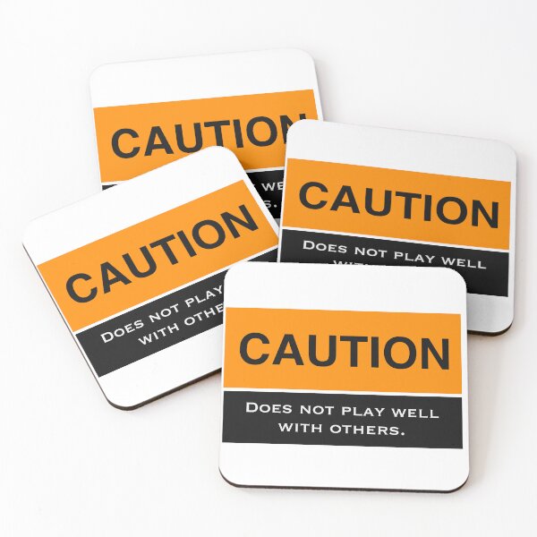Item preview, Caution: Does Not Play Well with Others designed and sold by Sheila Singhal.