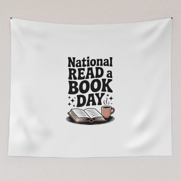 Item preview, National Read a Book Day Retro Cozy Book Lover designed and sold by MagicWander.