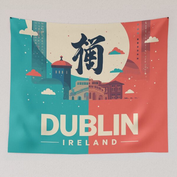 Item preview, Dublin, cobblestone streets of the soul, designed and sold by Honu2025.