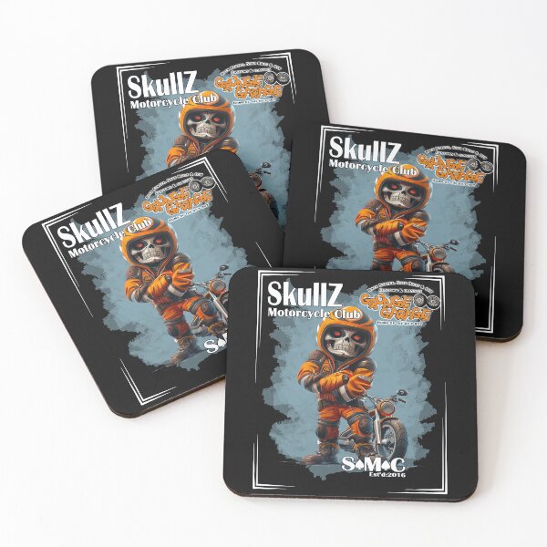 Item preview, Funny Skullz Motorcycle Club Biker by Grunge Garage designed and sold by GrungeGarage.