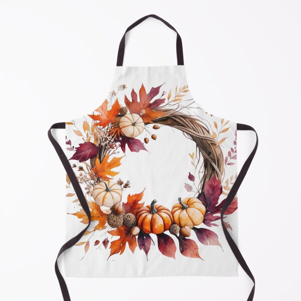 Item preview, Watercolor Fall Wreath designed and sold by CozyinTime.