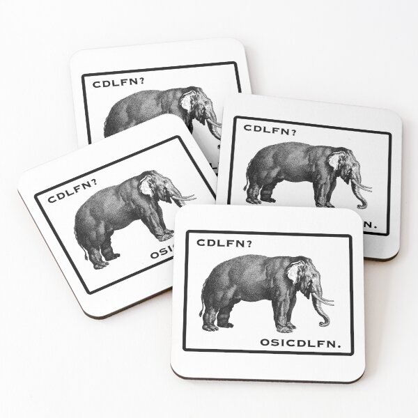 Item preview, Elephant—CDLFN designed and sold by Sheila Singhal.