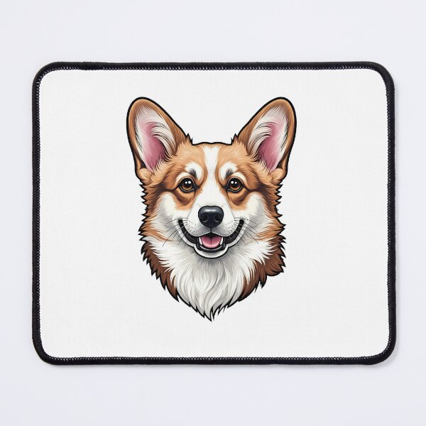 Item preview, Playful Cute Corgi with Big Eyes and Cheeky Tongue Spreading Joy and Cheer    designed and sold by zoughlal.