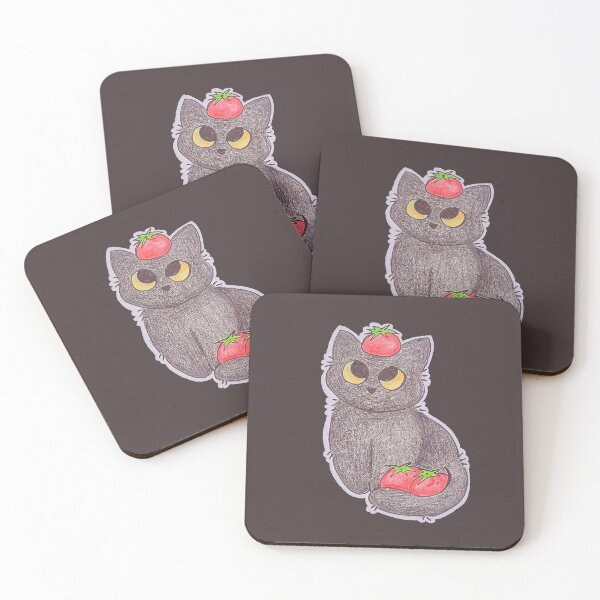 Item preview, Black cat with tomatoes designed and sold by Winarts1808.