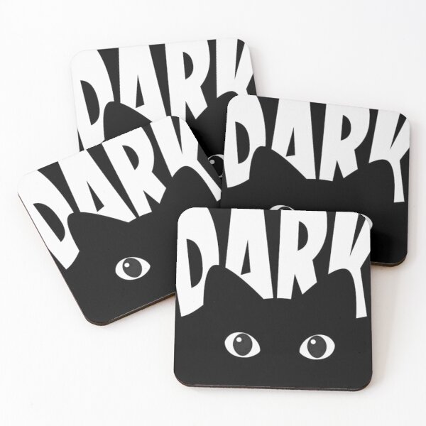 Item preview, Dark Cat- Minimalist Black Cat Aesthetic T-Shirt designed and sold by DriftDistrict.