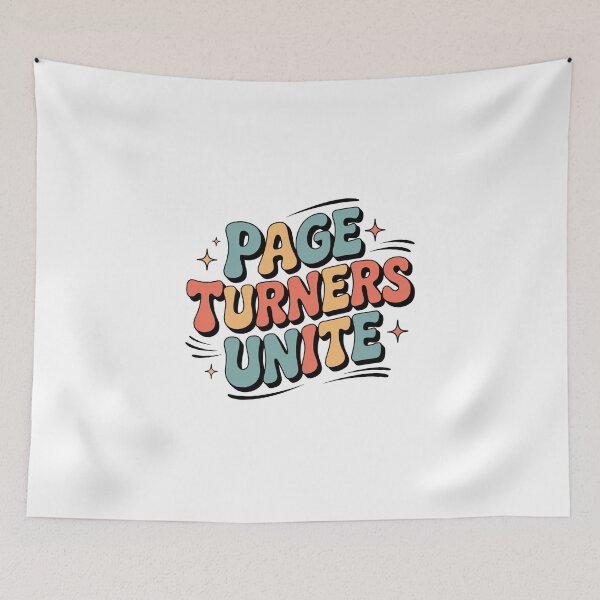 Item preview, Page Turners Unite – Funky Retro Book Lover designed and sold by MagicWander.