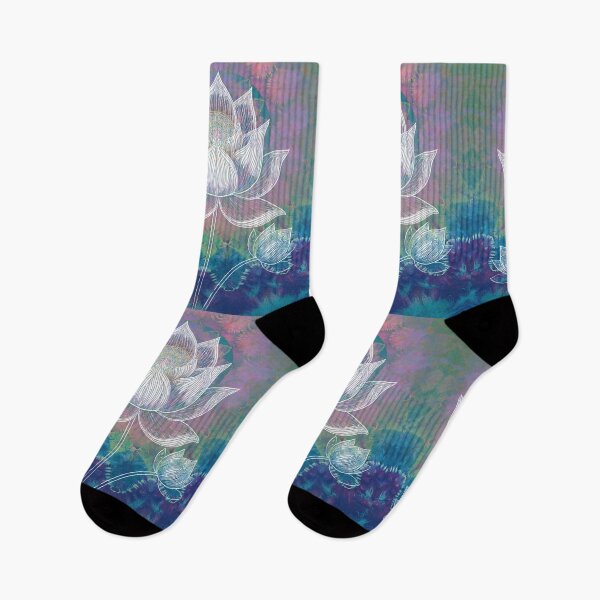 Item preview, Batik Pink Lotus Flower tie dye designed and sold by AuroraXGreen.