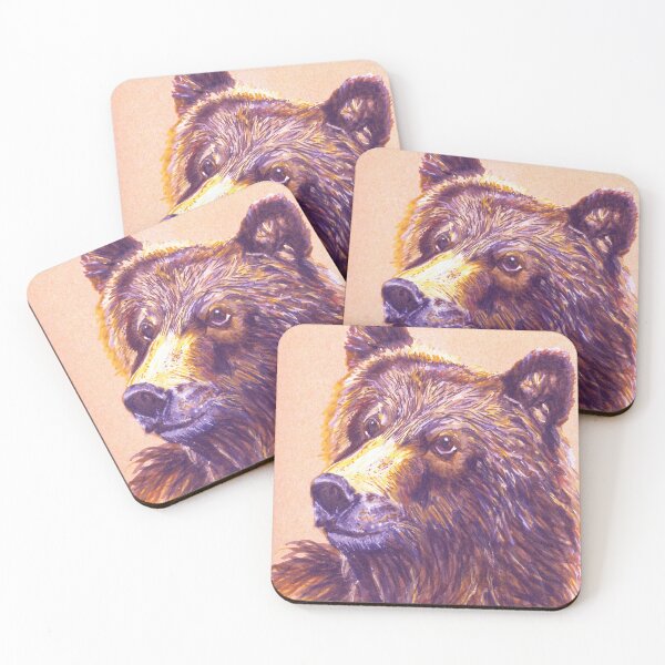 Item preview, Realistic Original Drawing of Wojtek the Syrian Brown Bear—Ursus arctos syriacus designed and sold by Sheila Singhal.