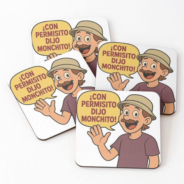 Item preview, Excuse me, said Monchito – Funny retro phrase designed and sold by panchoflex.