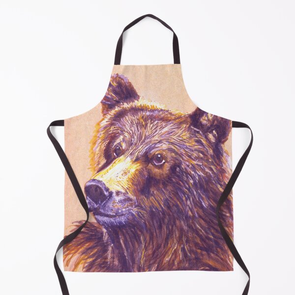 Item preview, Realistic Original Drawing of Wojtek the Syrian Brown Bear—Ursus arctos syriacus designed and sold by Sheila Singhal.