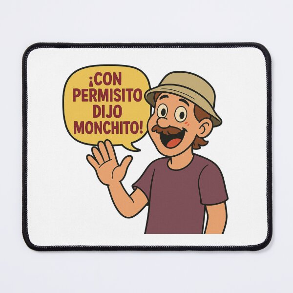 Item preview, Excuse me, said Monchito – Funny retro phrase designed and sold by panchoflex.