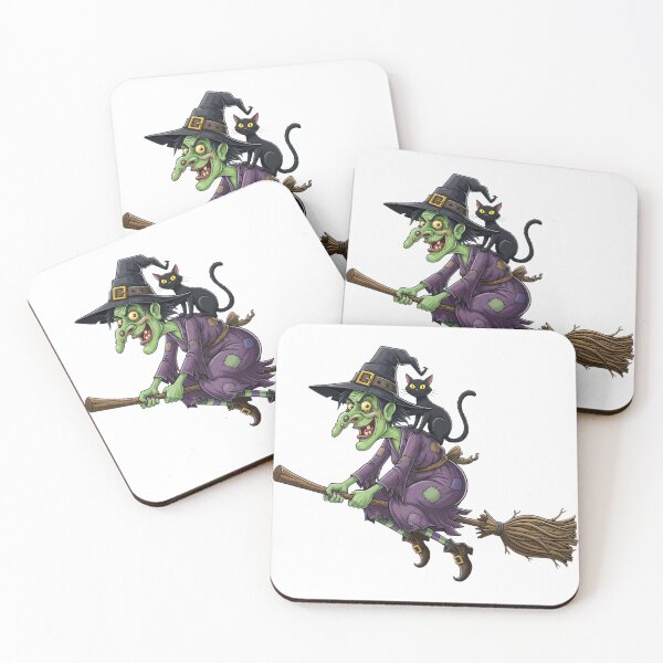 Item preview, Funny Witch | Playfully Spooky and Whimsically Magical Halloween Graphic designed and sold by Tw1nsAIArt.