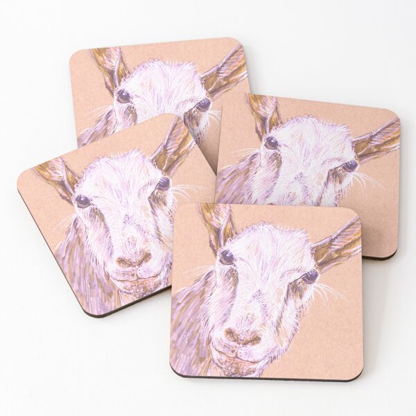 Item preview, Realistic Original Drawing of Domestic Goat—Capra aegagrus hircus designed and sold by Sheila Singhal.
