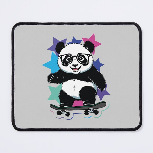Item preview, baby panda on a skateboard designed and sold by AdriCreativa.