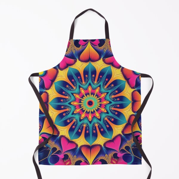 Item preview, Unity in Color – Neon Fractal Mandala of Universal Oneness designed and sold by Harmonic_Layers.