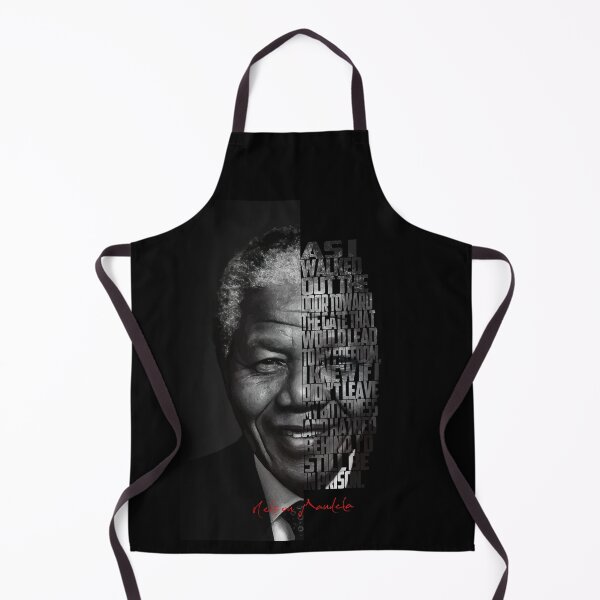 Item preview, Nelson Mandela Quote Poster – Monochrome Inspirational Portrait Art designed and sold by Enea Kelo.