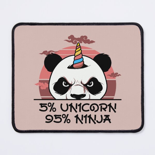 Item preview, Unicorn Ninja Panda designed and sold by HimayaStudio.